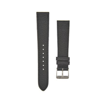 Load image into Gallery viewer, Textured "Paris" Calfskin Watchstrap ébène Black