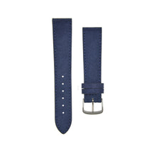 Load image into Gallery viewer, Silky "Suede" Velours Watchstrap Navy Blue