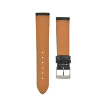 Load image into Gallery viewer, Silky Shine &quot;Louisiana&quot; Alligator Watchstrap Noir Black