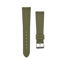 Load image into Gallery viewer, Textured "Chèvre" Goatskin Watchstrap Olive Green
