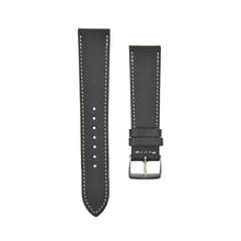 Load image into Gallery viewer, Textured "Epsom" Calfskin Watchstrap Black