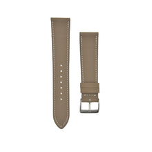 Load image into Gallery viewer, Textured "Paris" Calfskin Watchstrap Etoupe Grey