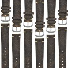 Load image into Gallery viewer, Cracked &quot;Vintage&quot; Aged Leather Watchstrap Truffle Brown