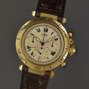 Cartier Pasha Chronograph 18k