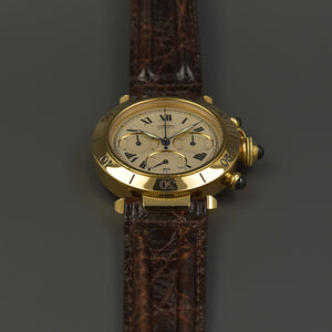 Cartier Pasha Chronograph 18k