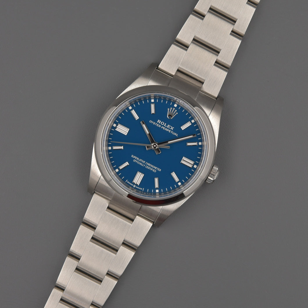 Rolex Oyster Perpetual Blue Dial