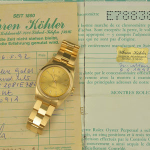 Rolex Oyster Perpetual 14208 Full Set