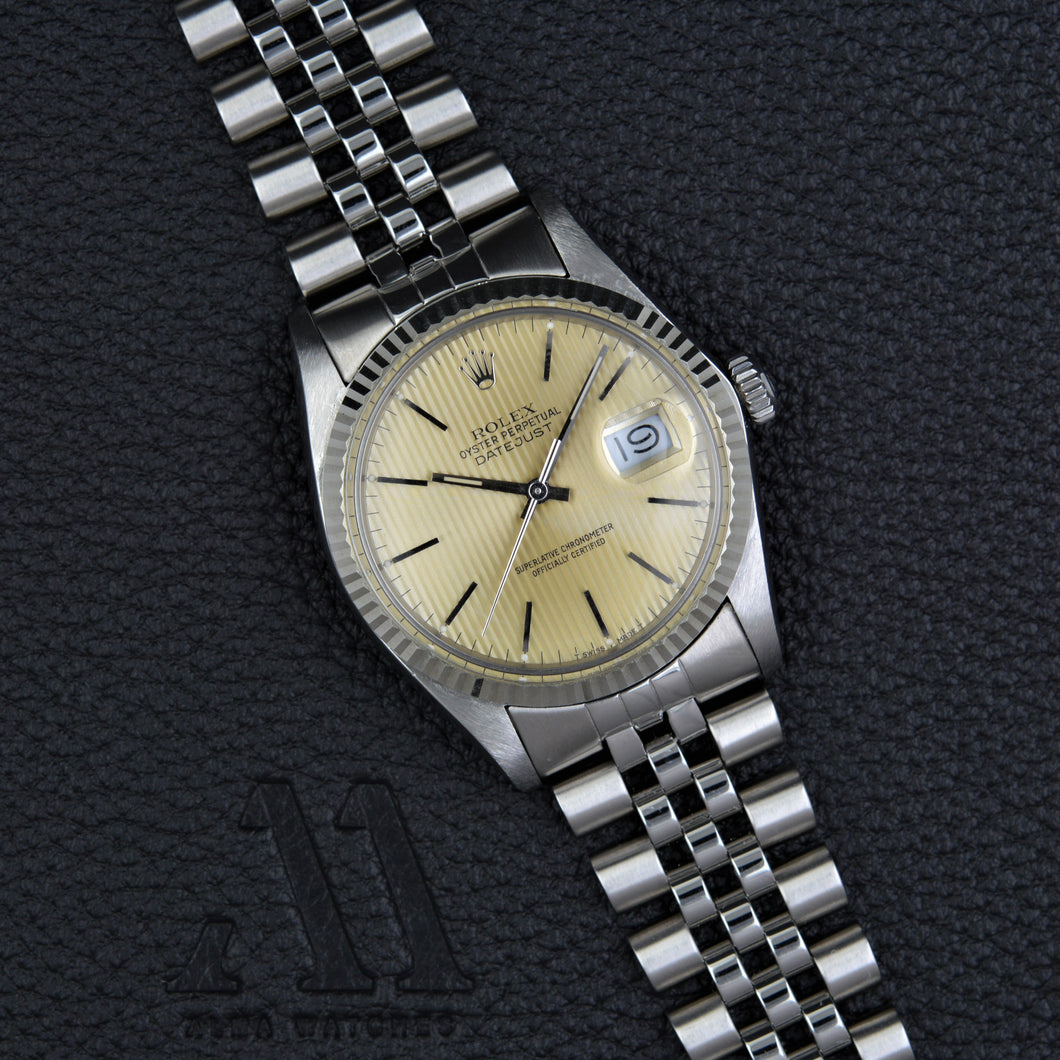 Rolex Datejust 16014 Tapestry Dial