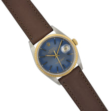 Load image into Gallery viewer, Smooth &quot;Roma&quot; Calfskin Watchstrap Marron