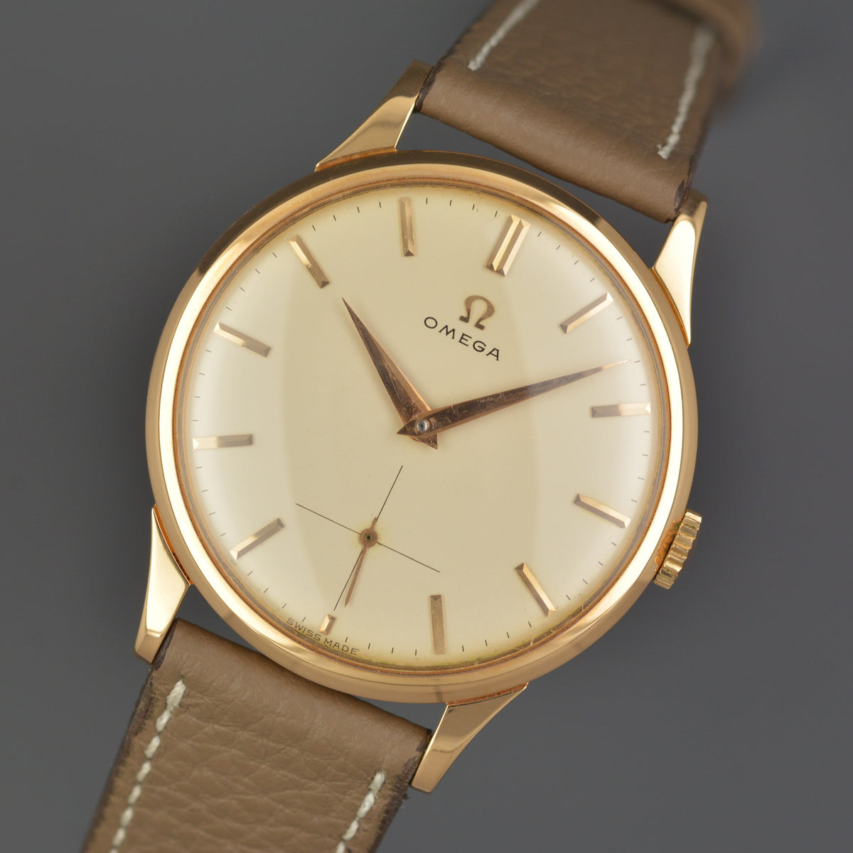 Omega Rose Gold Dresswatch 14707 – ALMA Watches