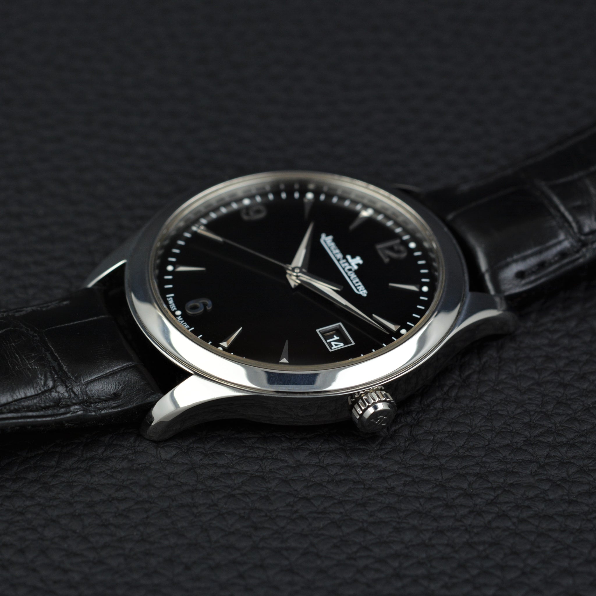 Jaeger lecoultre master 2024 control black dial