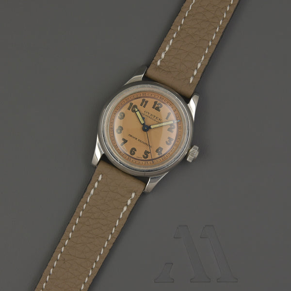Rolex Oyster Watch Centregraph Salmon Dial
