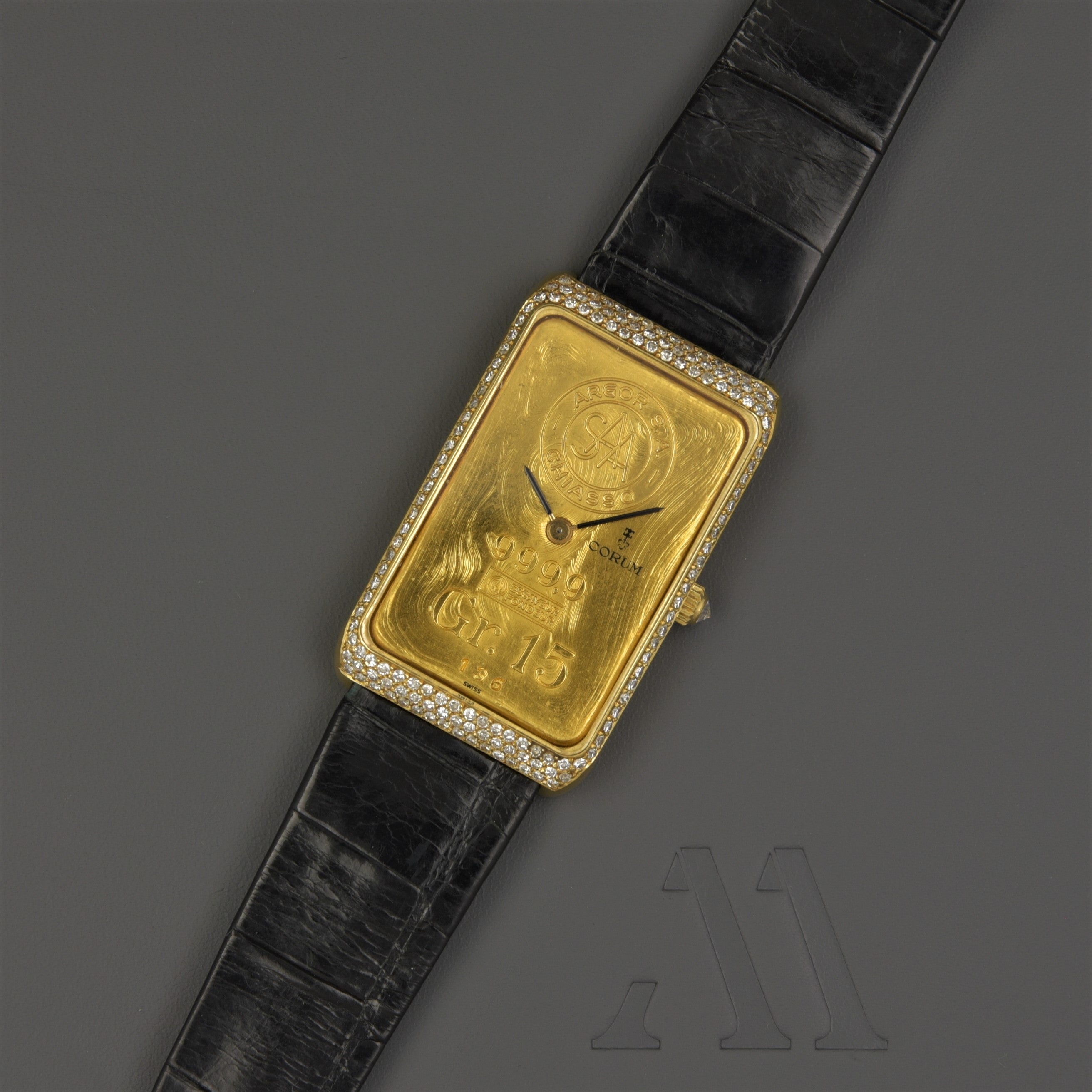 Corum Gold Bar 15GR 999 Diamond