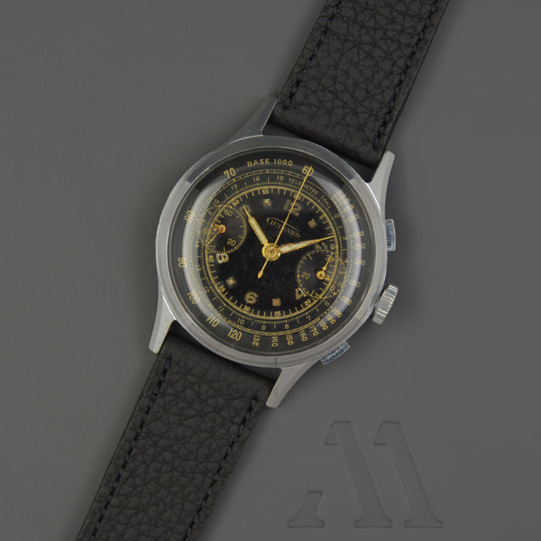 Guinand vintage gilt Pilots Chronograph