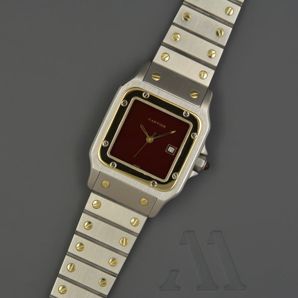 Cartier Santos 2961 Burgundy