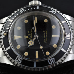 Rolex Submariner 5513 Gilt Dial Full Set - ALMA Watches