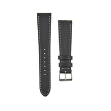 Load image into Gallery viewer, Textured &quot;Chèvre&quot; Goatskin Watchstrap Noir Black