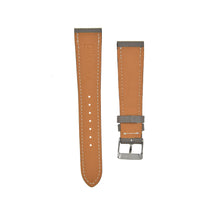 Load image into Gallery viewer, Textured &quot;Chèvre&quot; Goatskin Watchstrap Graphite Grey