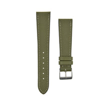 Load image into Gallery viewer, Textured &quot;Chèvre&quot; Goatskin Watchstrap Olive Green
