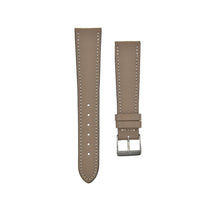 Load image into Gallery viewer, Textured &quot;Chèvre&quot; Goatskin Watchstrap Etoupe Grey